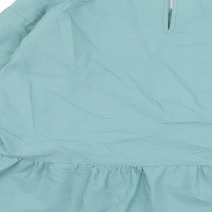 Womens UK Size 12 Marks and Spencer Green Basic Blouse