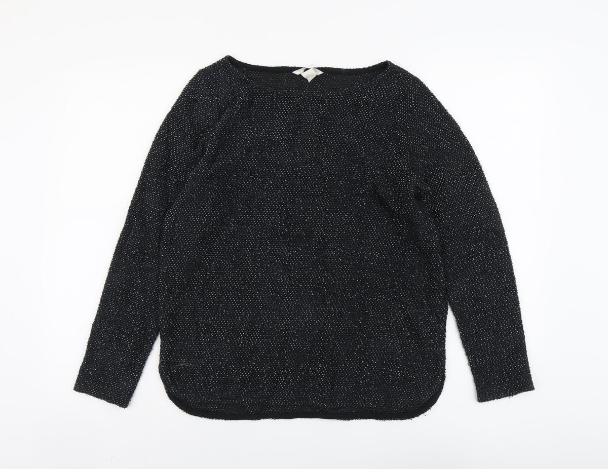 Womens UK Size S H&M Black Pullover Jumper