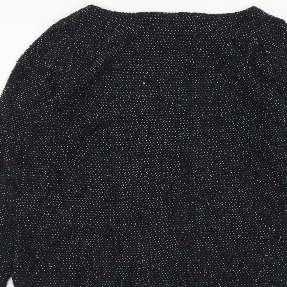 Womens UK Size S H&M Black Pullover Jumper