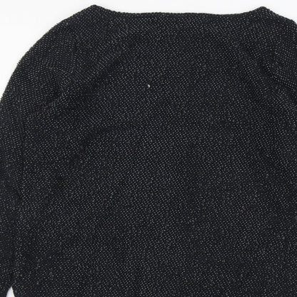 Womens UK Size S H&M Black Pullover Jumper