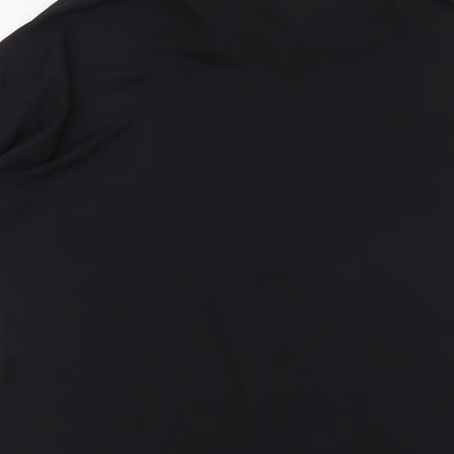 Womens UK Size 12 Select Black Basic Button-Up