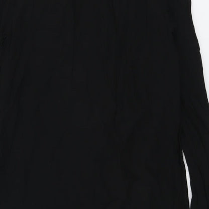 Warehouse Womens Black Polyester A-Line Size 10 Round Neck Tie
