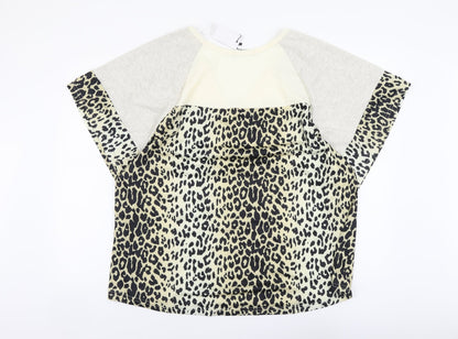 Womens UK Size L SHEILAY Multicoloured Basic Blouse