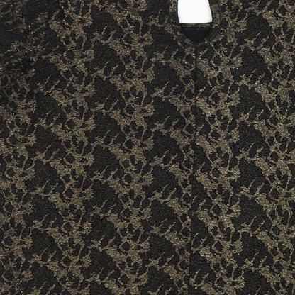 Womens UK Size L Numph Black Basic Blouse