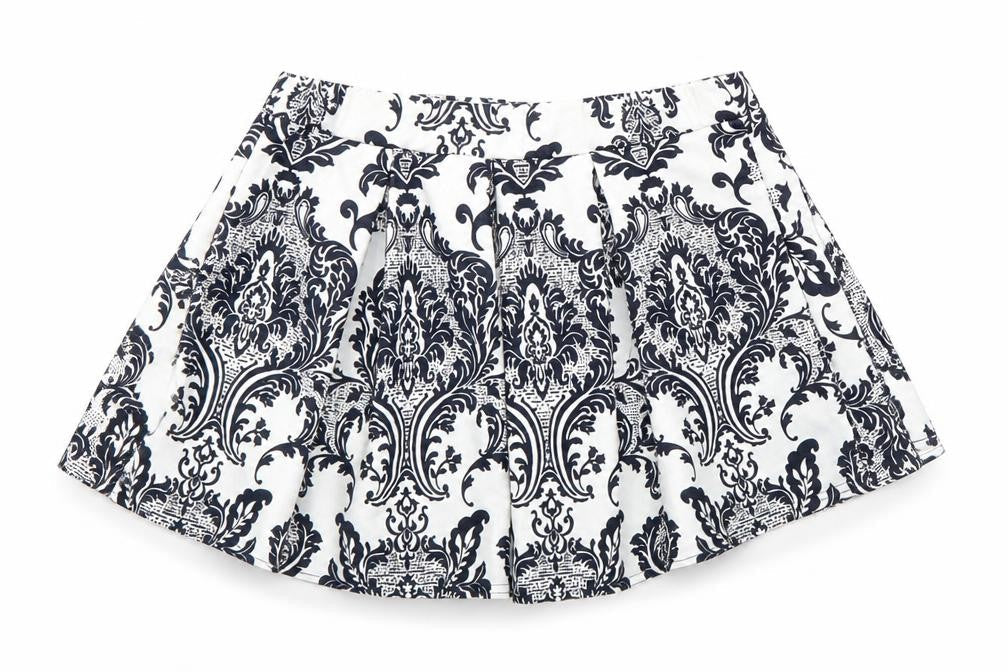 Boohoo Womens Black Geometric Polyester Tulip Skirt Size 10