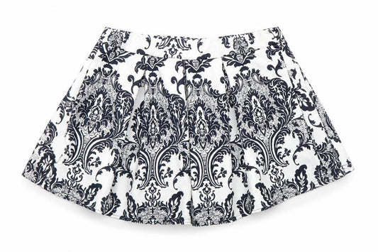 Boohoo Womens Black Geometric Polyester Tulip Skirt Size 10