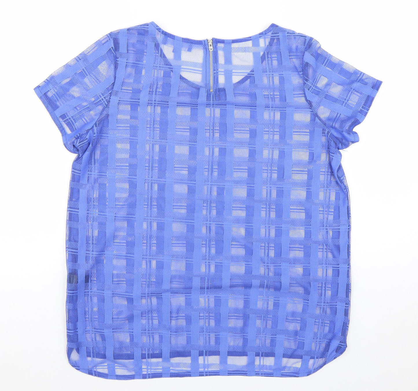 Womens UK Size 14 NEXT Blue Basic T-Shirt