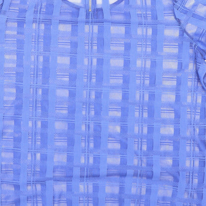 Womens UK Size 14 NEXT Blue Basic T-Shirt