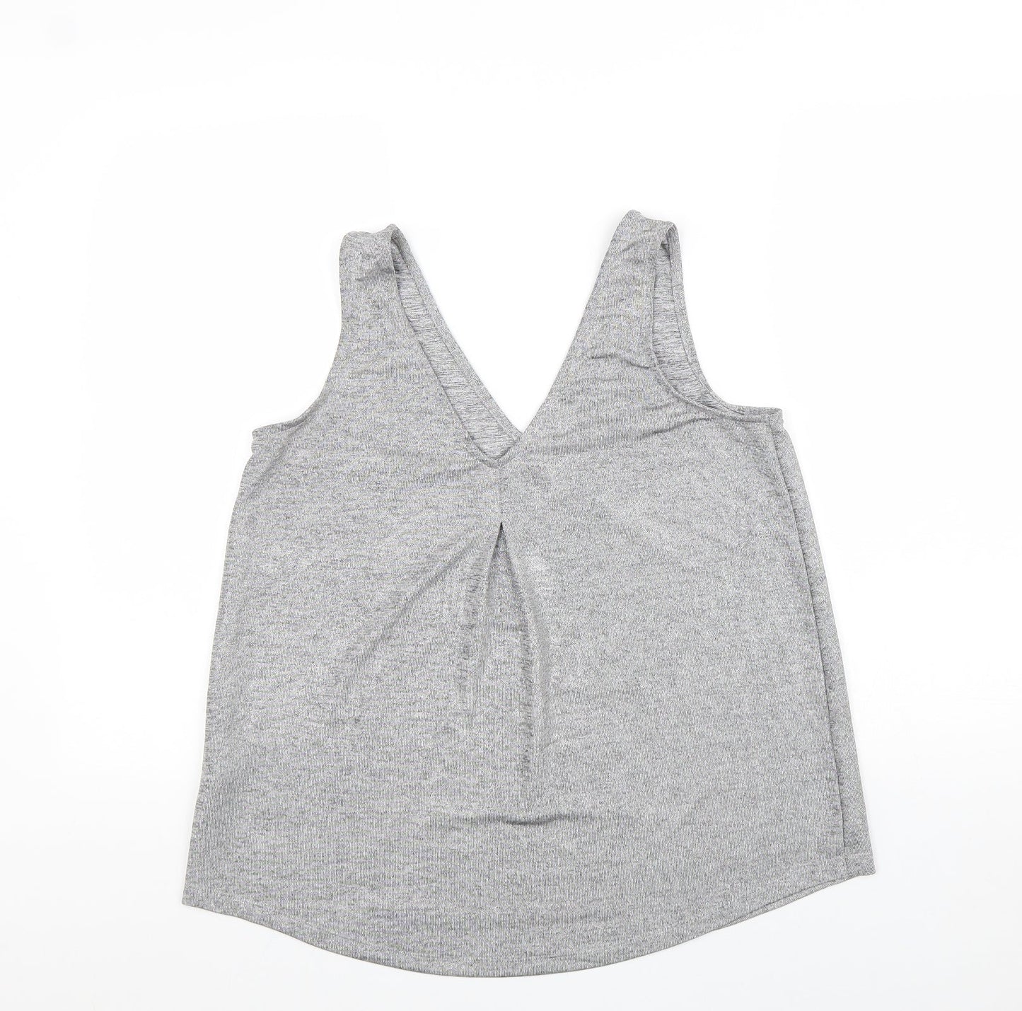 Womens UK Size 10 NEXT Grey Basic Tank