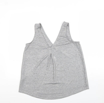 Womens UK Size 10 NEXT Grey Basic Tank