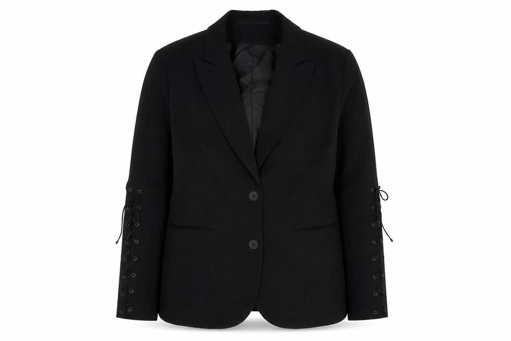 Womens UK Size 16 Preworn Regular Black Blazer