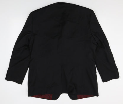 Mens UK Size 44 BHS Regular Black Suit Jacket