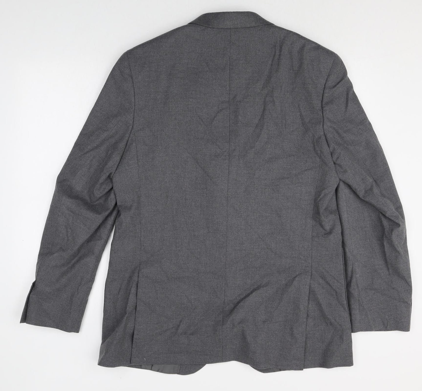 Autograph Mens Grey Polyester Jacket Suit Jacket Size 42 Big & Tall