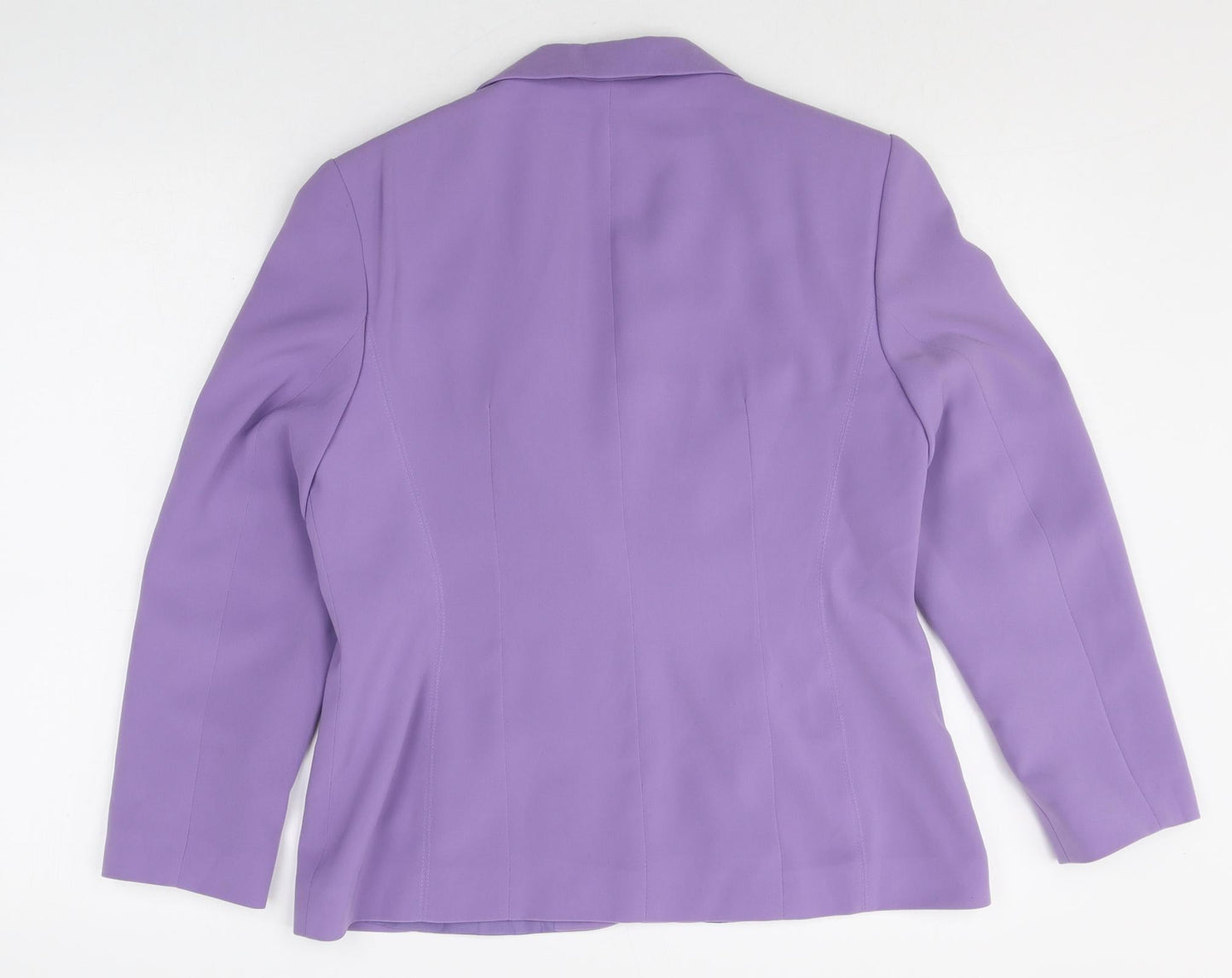 Womens UK Size 14 Anne Brooks Regular Purple Blazer
