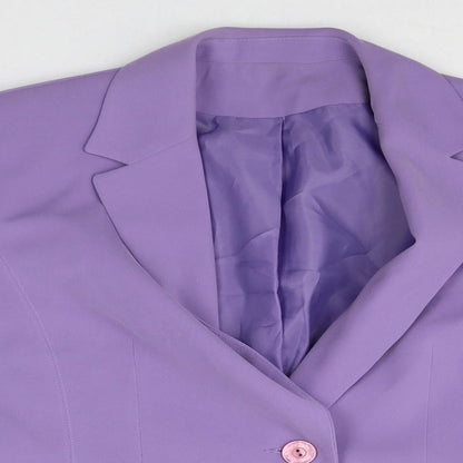 Womens UK Size 14 Anne Brooks Regular Purple Blazer