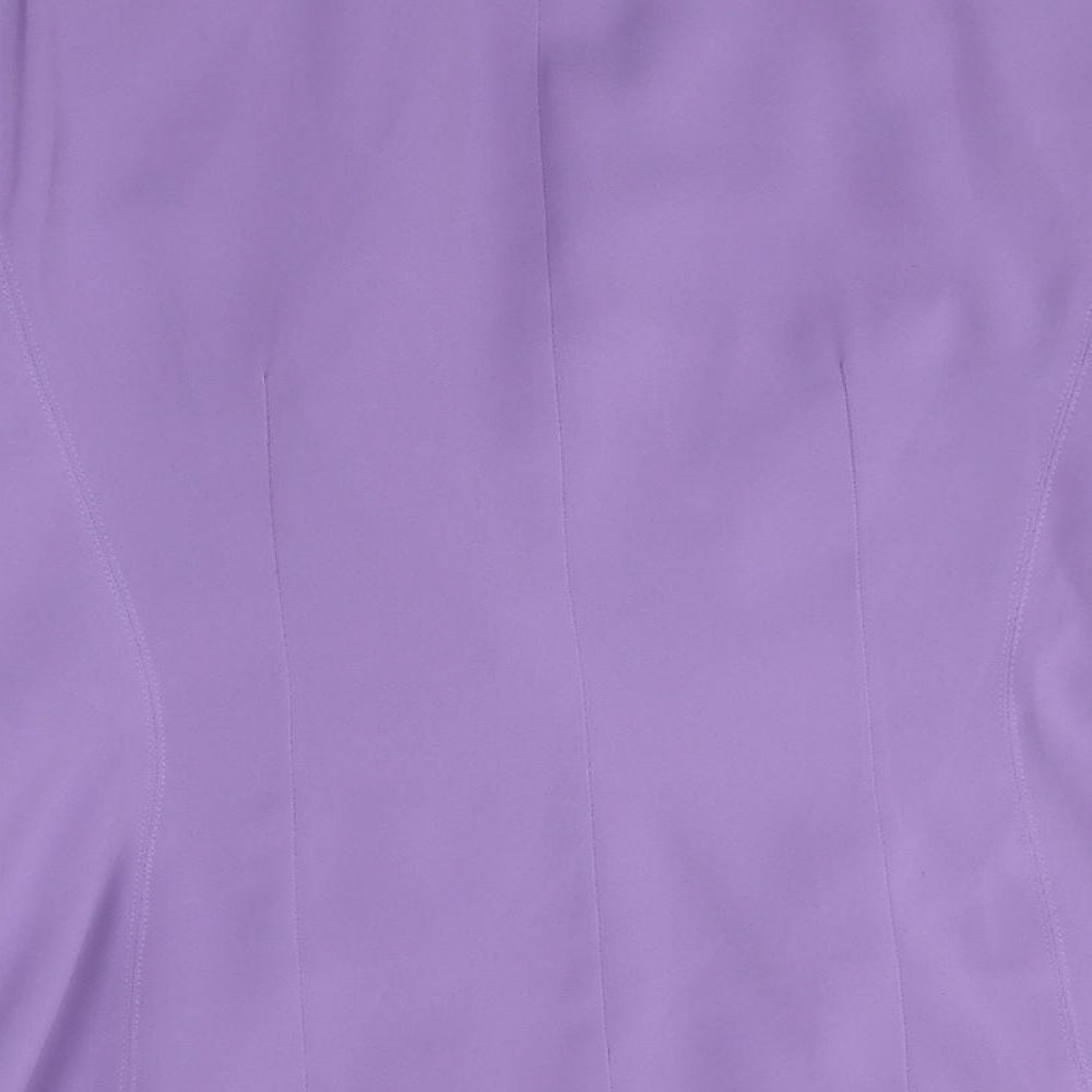 Womens UK Size 14 Anne Brooks Regular Purple Blazer