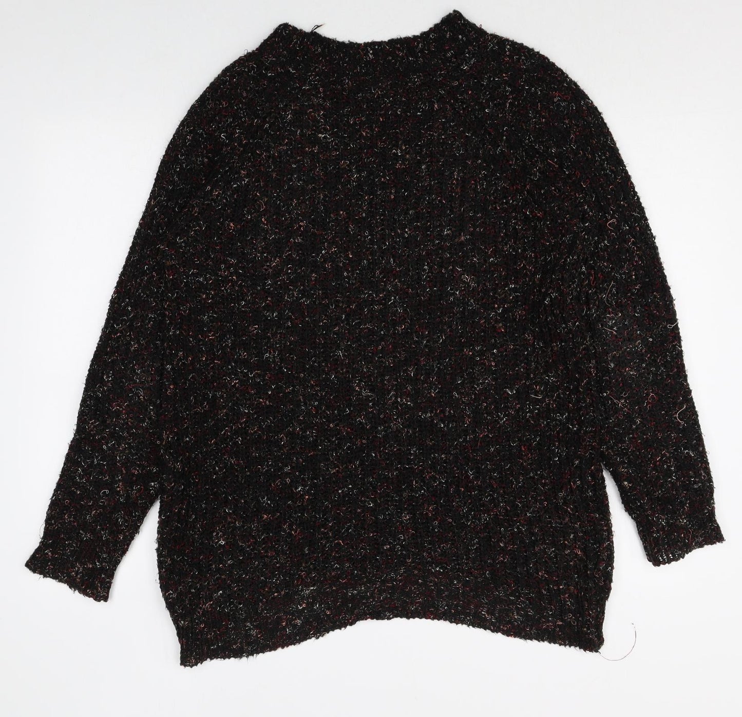 Womens UK Size S Papaya Multicoloured Pullover Jumper