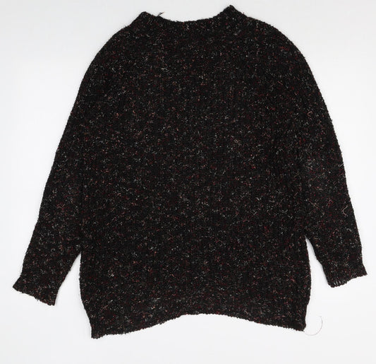Womens UK Size S Papaya Multicoloured Pullover Jumper