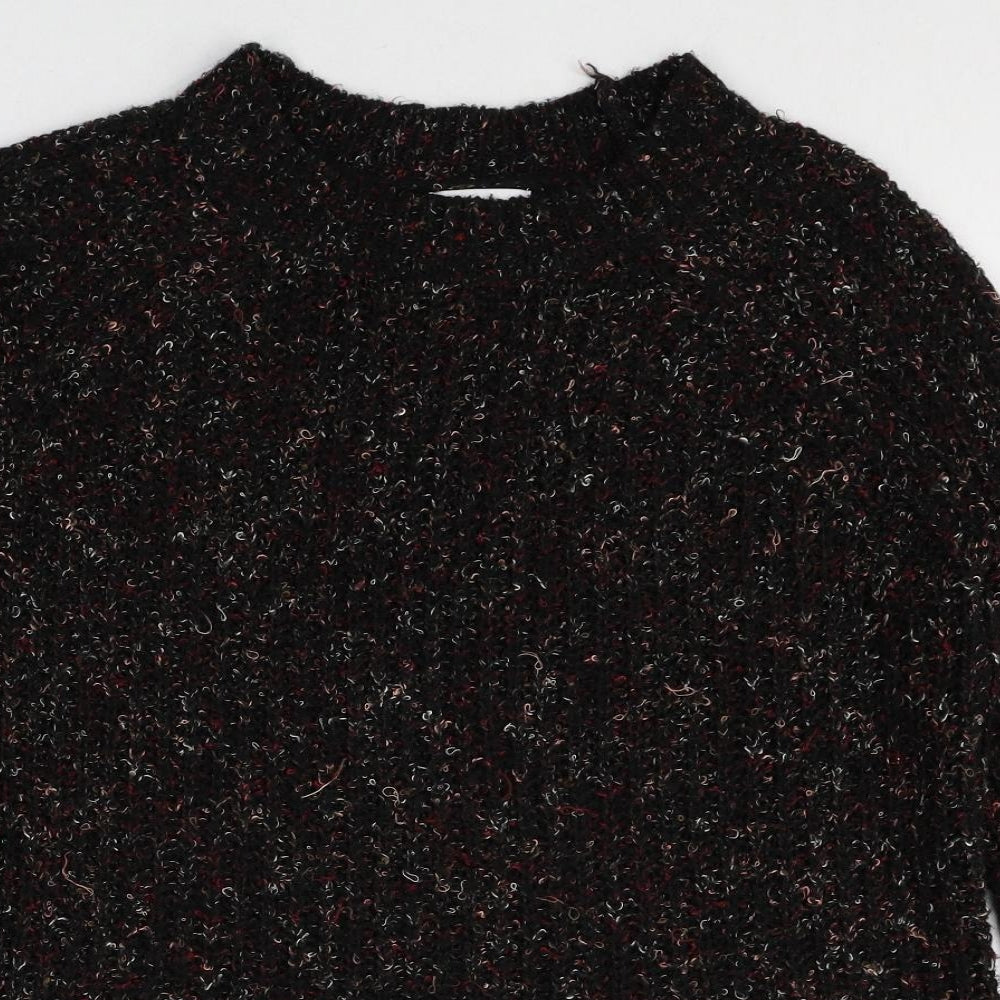 Womens UK Size S Papaya Multicoloured Pullover Jumper