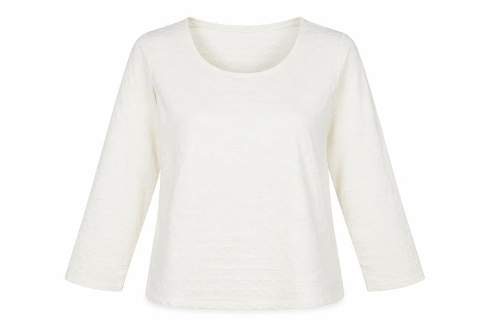 Womens UK Size 12 Marks and Spencer Ivory Basic Blouse
