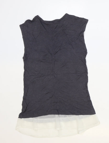 Womens UK Size 8 Atmosphere Grey Basic Tank
