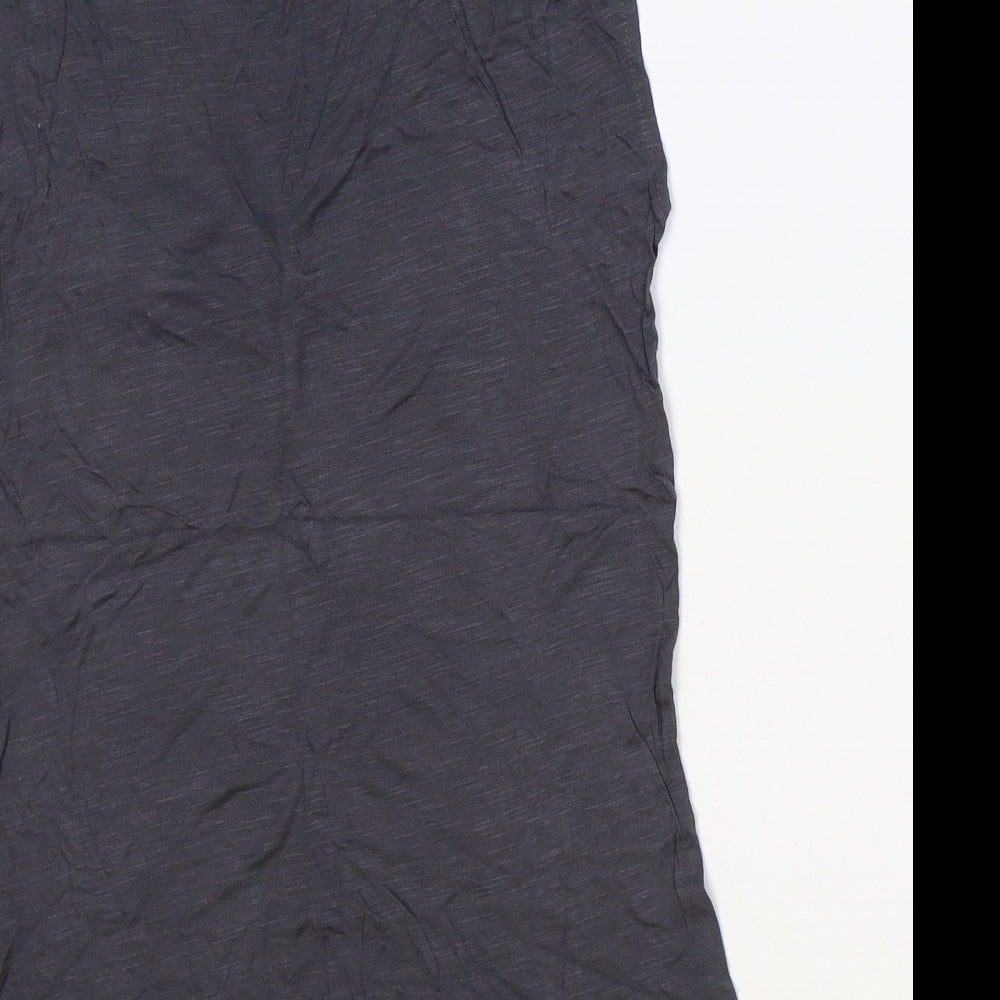 Womens UK Size 8 Atmosphere Grey Basic Tank