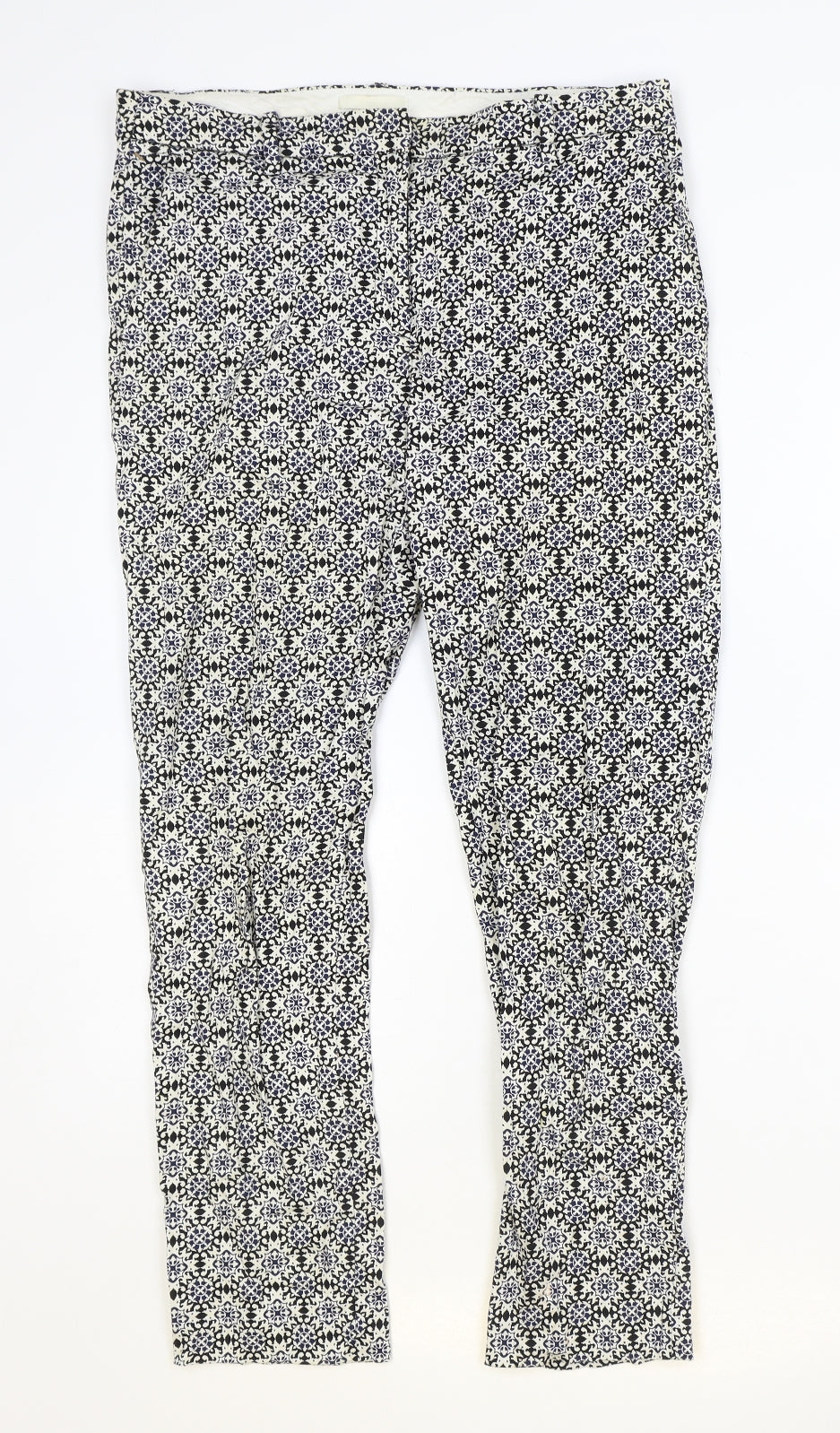 Womens UK Size 8 H&M Regular Fit  Multicoloured Trousers