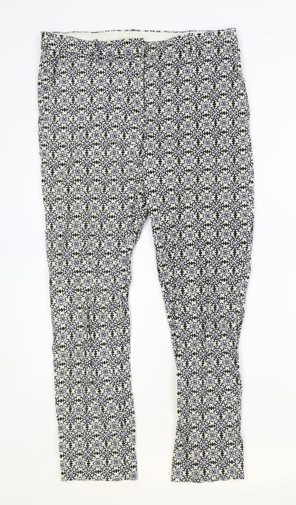 Womens UK Size 8 H&M Regular Fit  Multicoloured Trousers