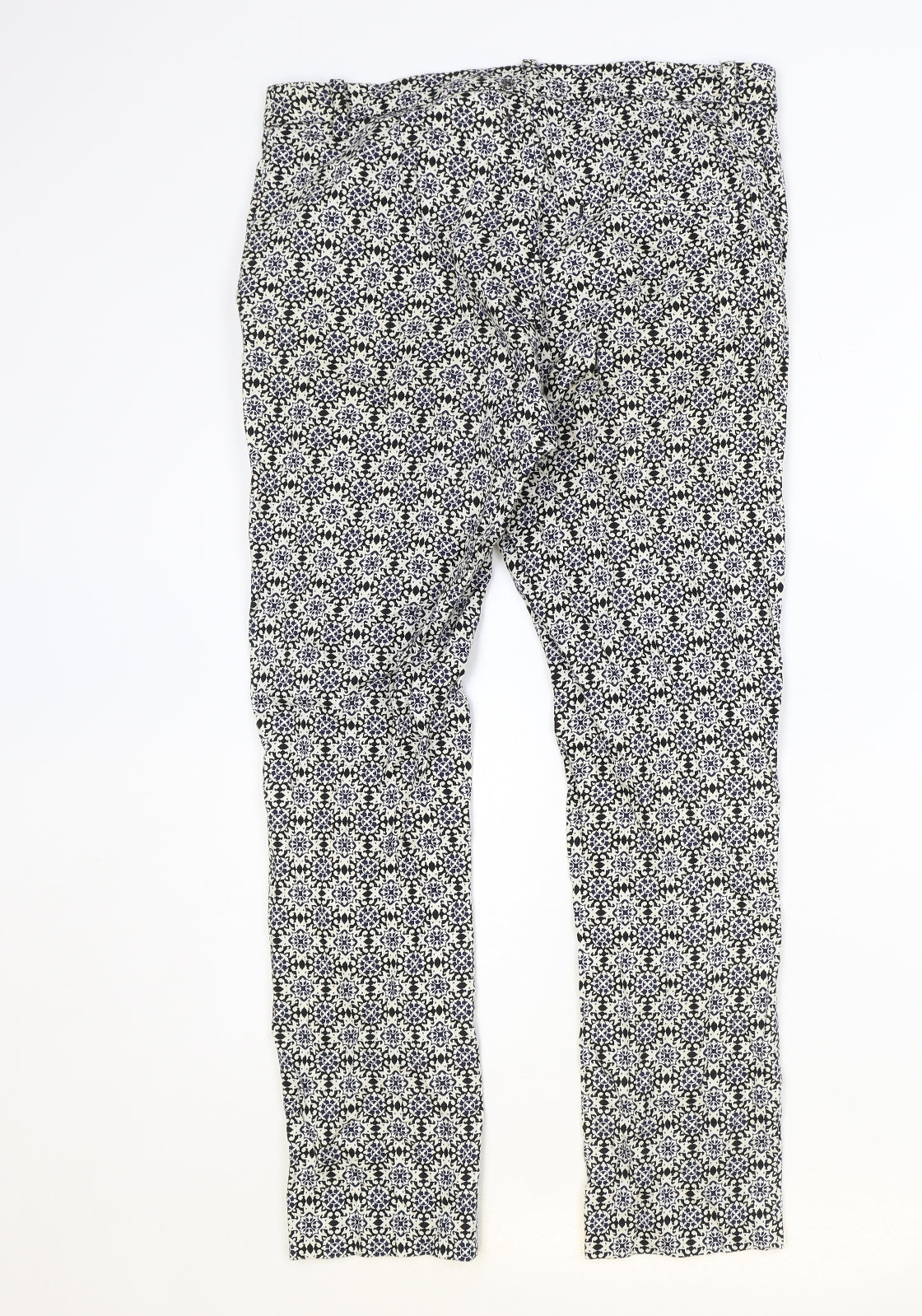 Womens UK Size 8 H&M Regular Fit  Multicoloured Trousers