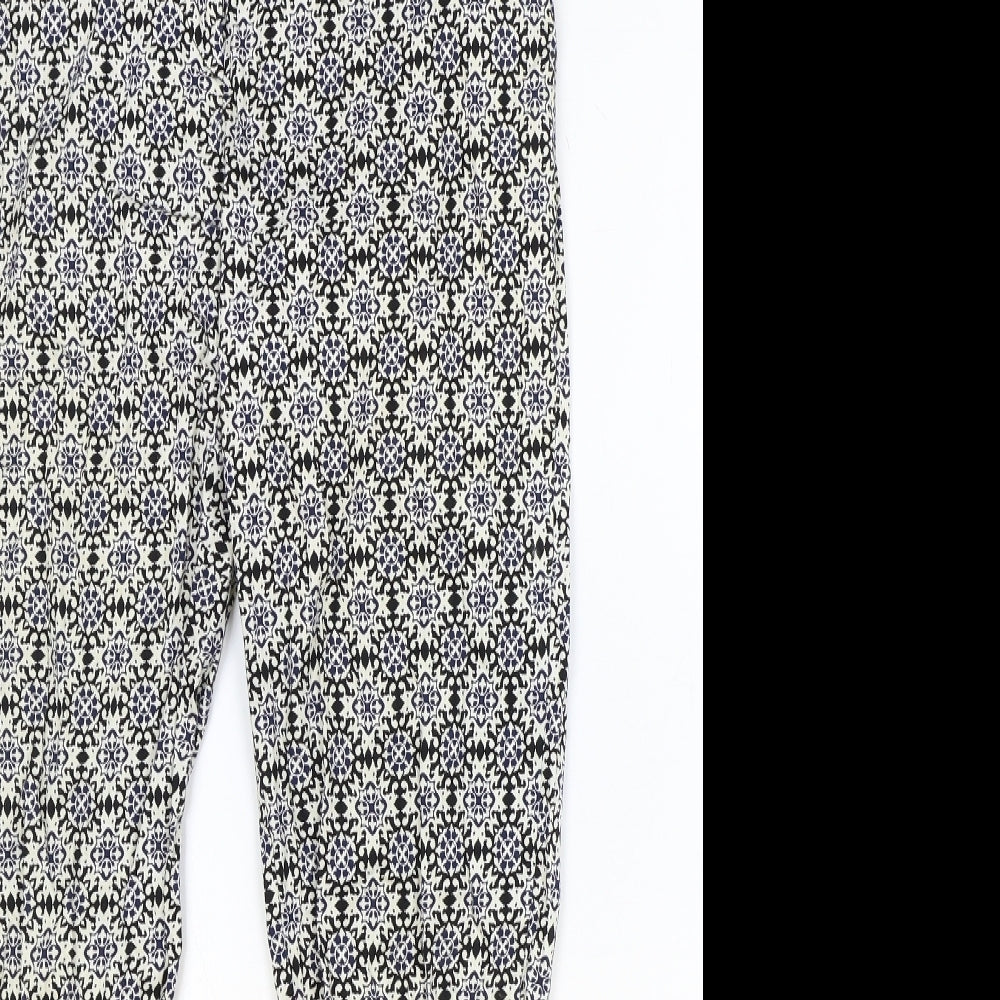 Womens UK Size 8 H&M Regular Fit  Multicoloured Trousers