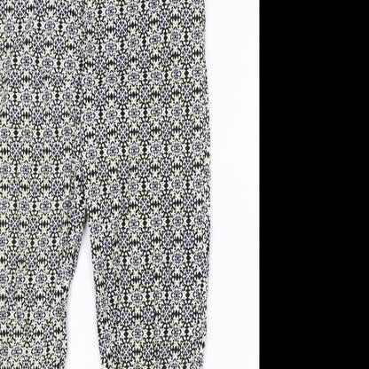 Womens UK Size 8 H&M Regular Fit  Multicoloured Trousers