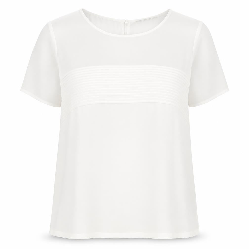 Womens UK Size 14 Planet Ivory Basic T-Shirt