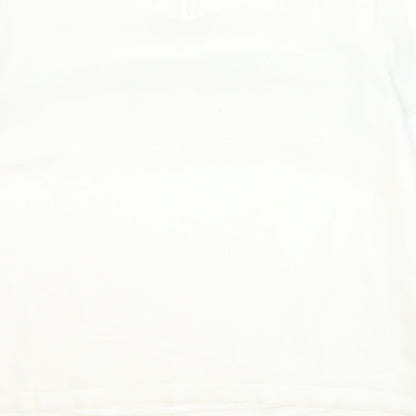 Womens UK Size 14 Planet Ivory Basic T-Shirt