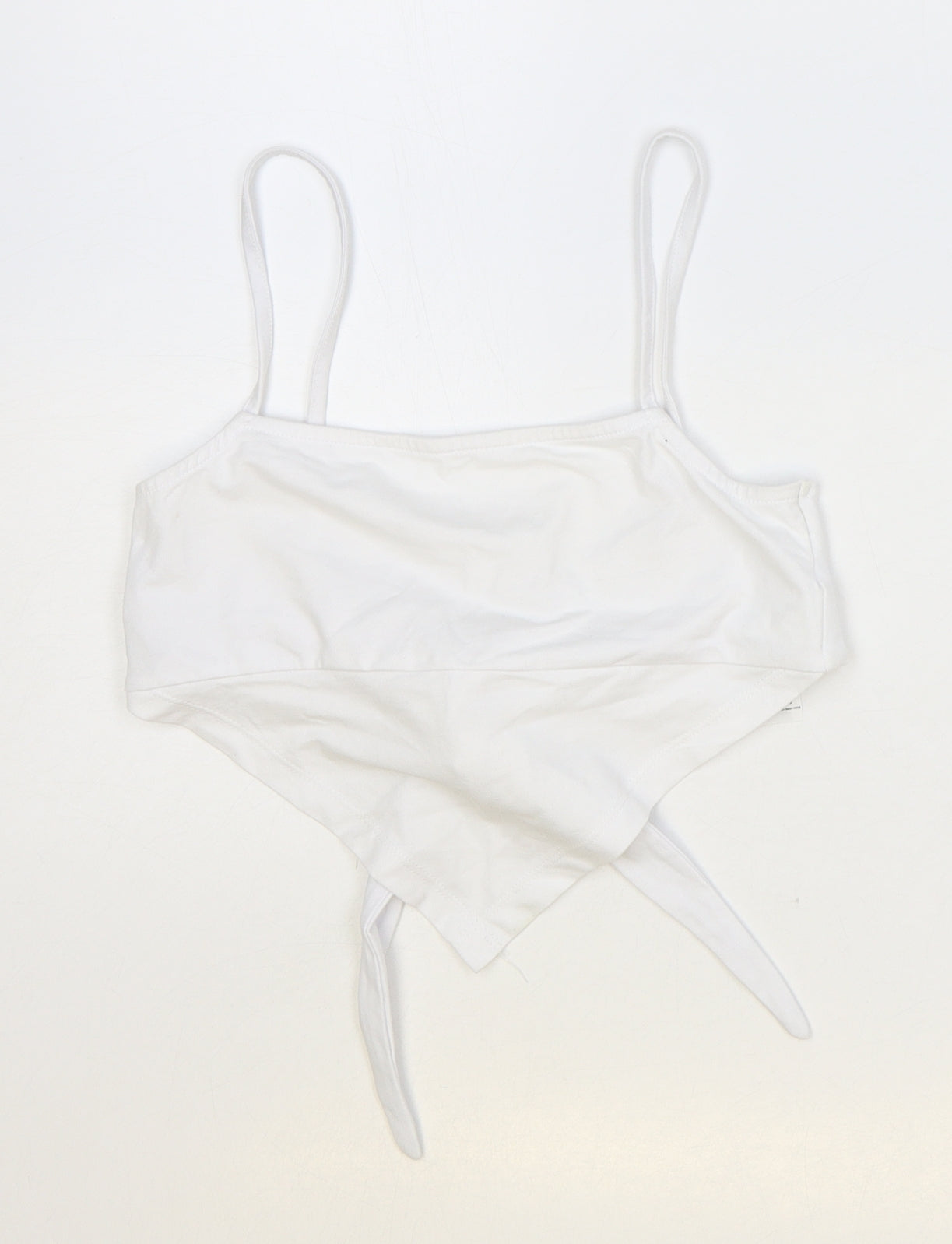 Womens UK Size 8 ASOS Ivory Cropped Tank