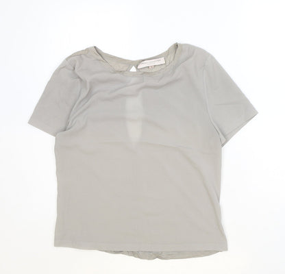 Womens UK Size S French Connection Grey Basic T-Shirt