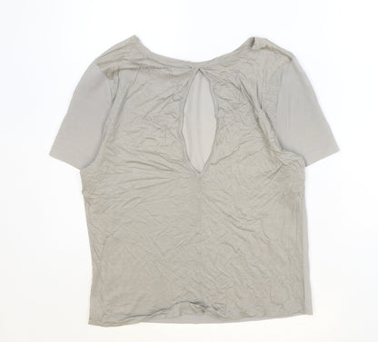Womens UK Size S French Connection Grey Basic T-Shirt