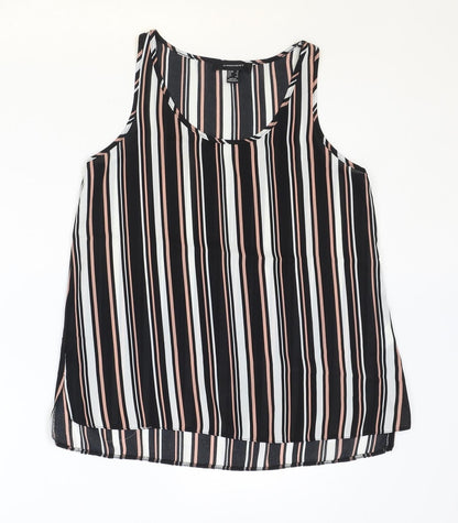 Womens UK Size 8 Atmosphere Black Basic Tank