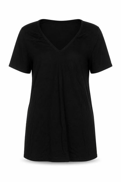 PRETTYLITTLETHING Womens Black Polyester A-Line Size 10 V-Neck Pullover