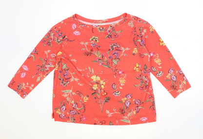 Womens UK Size 12 Marks and Spencer Red Basic Blouse