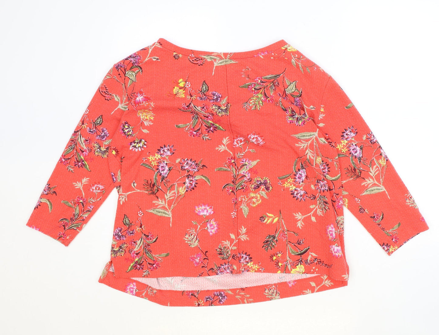 Womens UK Size 12 Marks and Spencer Red Basic Blouse