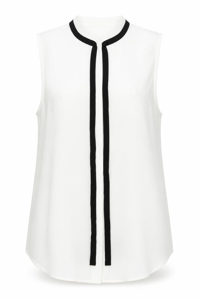 Womens UK Size 8 H&M Ivory Basic Button-Up