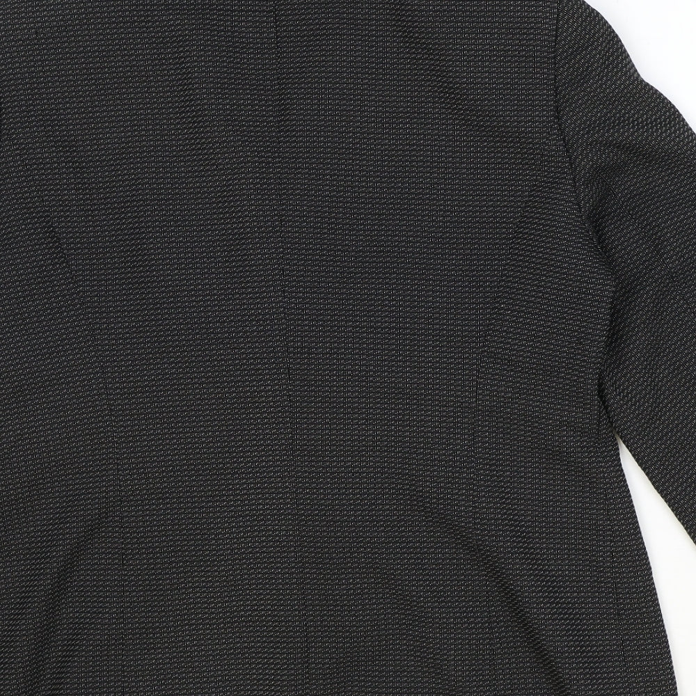 Gerry Weber Womens Black Polyester Jacket Blazer Size 16