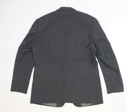Skopes Mens Green Polyester Jacket Suit Jacket Size 42 Regular