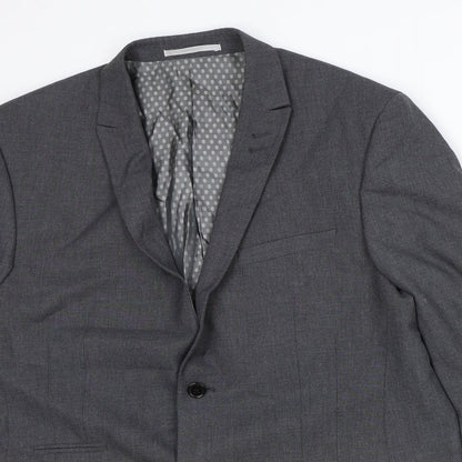 Skopes Mens Green Polyester Jacket Suit Jacket Size 42 Regular