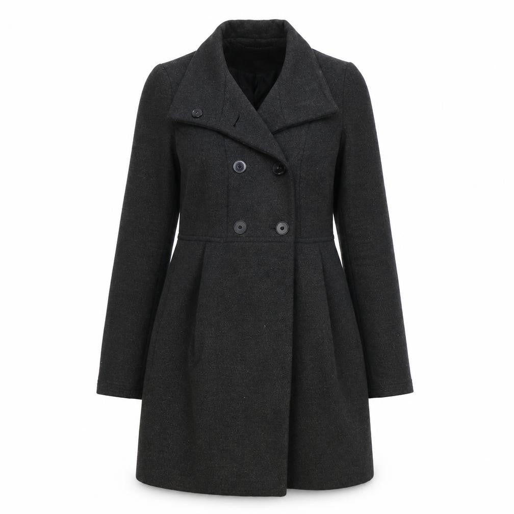 Womens UK Size XS Zara Grey Overcoat