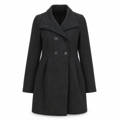 Womens UK Size XS Zara Grey Overcoat
