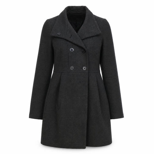 Womens UK Size XS Zara Grey Overcoat