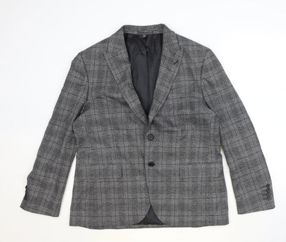 Mens UK Size 42 Marks and Spencer Regular Grey Suit Jacket