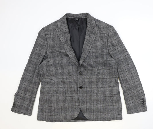 Mens UK Size 42 Marks and Spencer Regular Grey Suit Jacket
