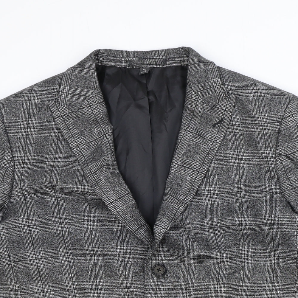 Mens UK Size 42 Marks and Spencer Regular Grey Suit Jacket
